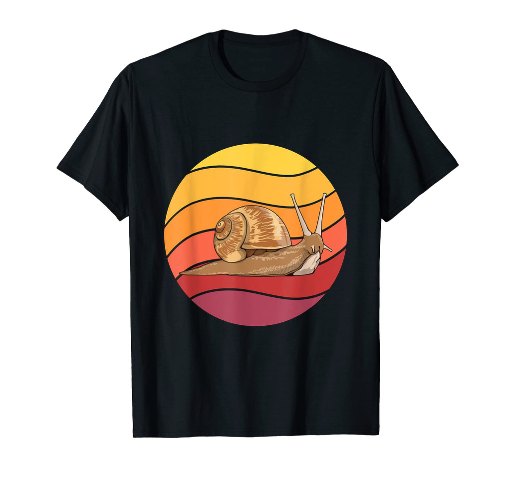 Snail Sunset Slug Snails T-Shirt - Unique Graphic for Adults - T-Shirt, Sweatshirt, Hoodie