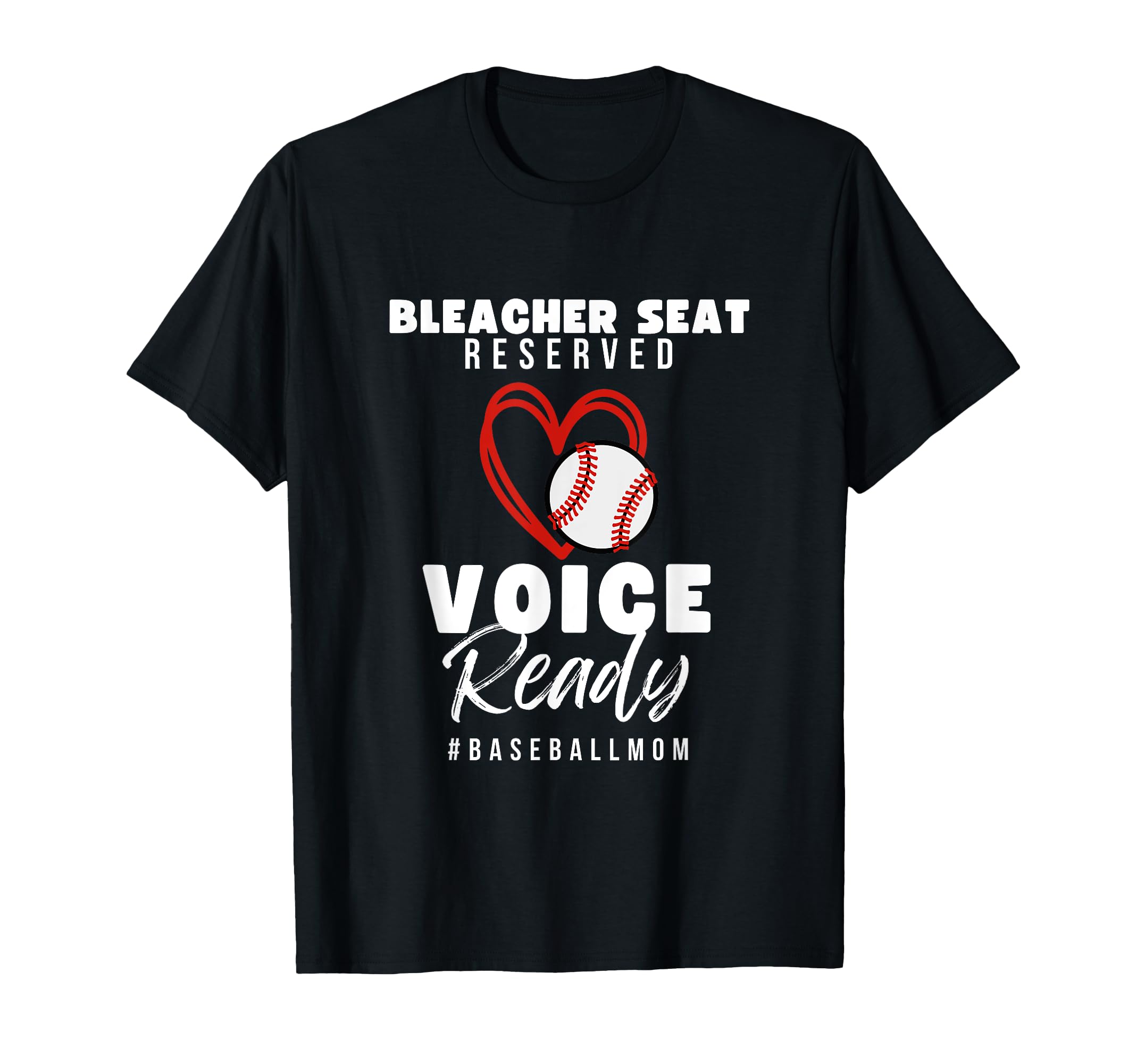 Baseball Mom Life Bleacher Seat T-Shirt - Custom Art Print Men Women - T-Shirt, Sweatshirt, Hoodie