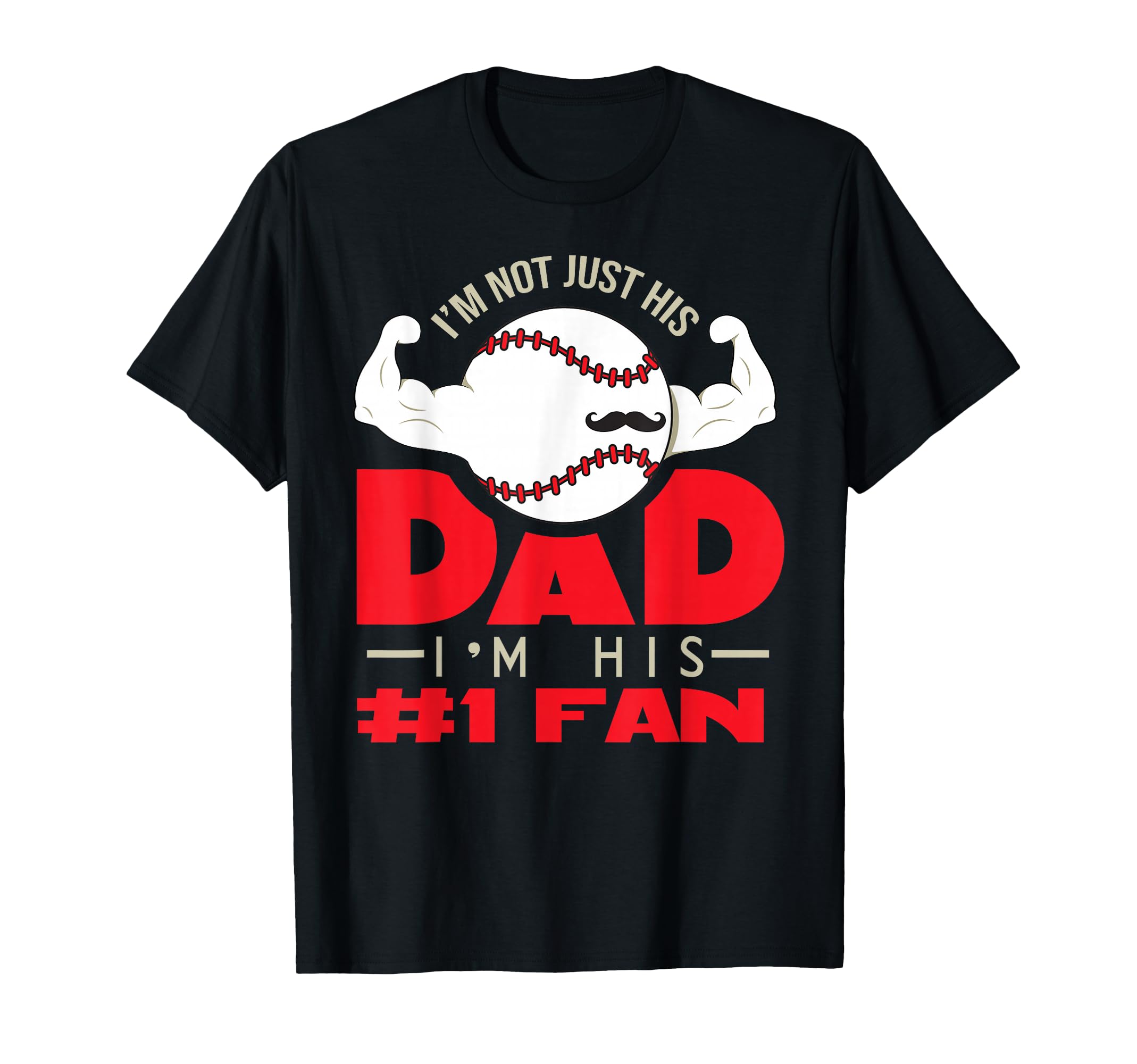 Dad Father Number One Fan Family T-Shirt - Fun Novelty Design Men Women - T-Shirt, Sweatshirt, Hoodie