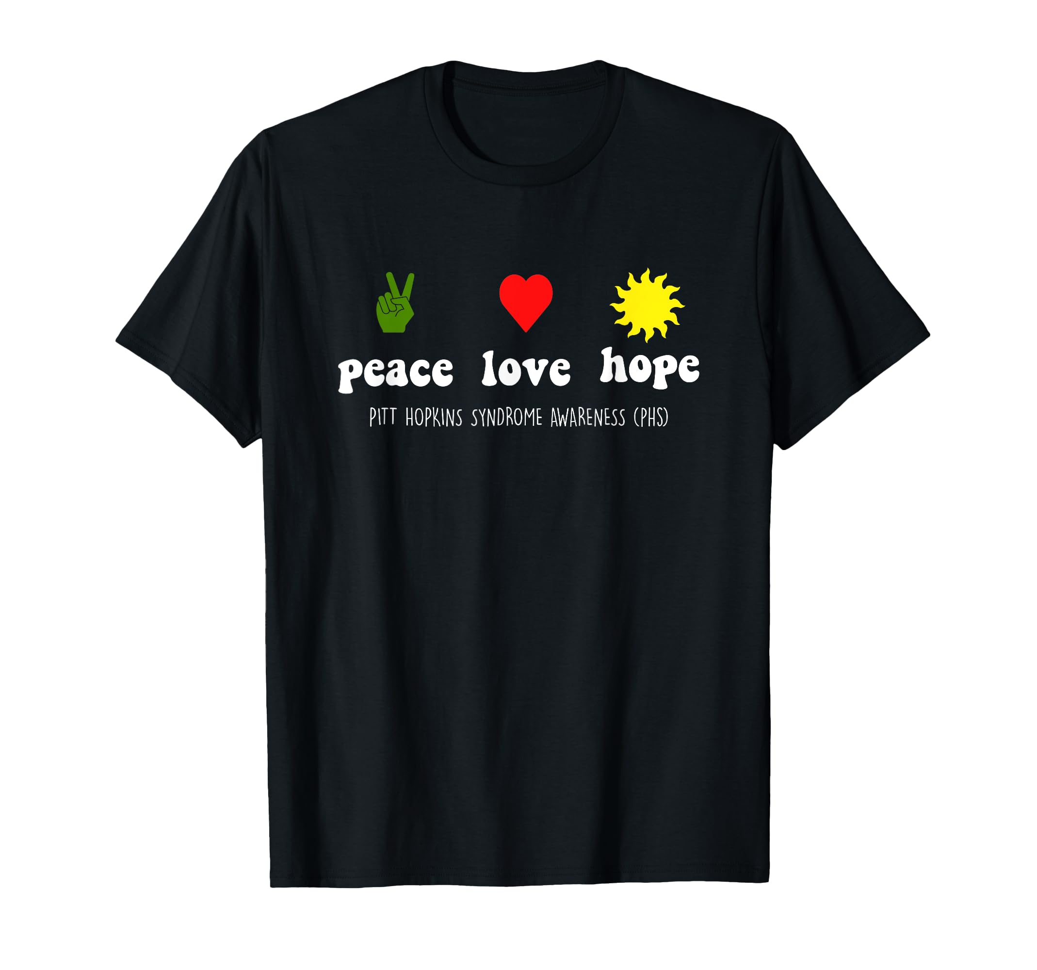 Pitt Hopkins Syndrome Awareness Phs T-Shirt - Minimalist Print Unisex - T-Shirt, Sweatshirt, Hoodie