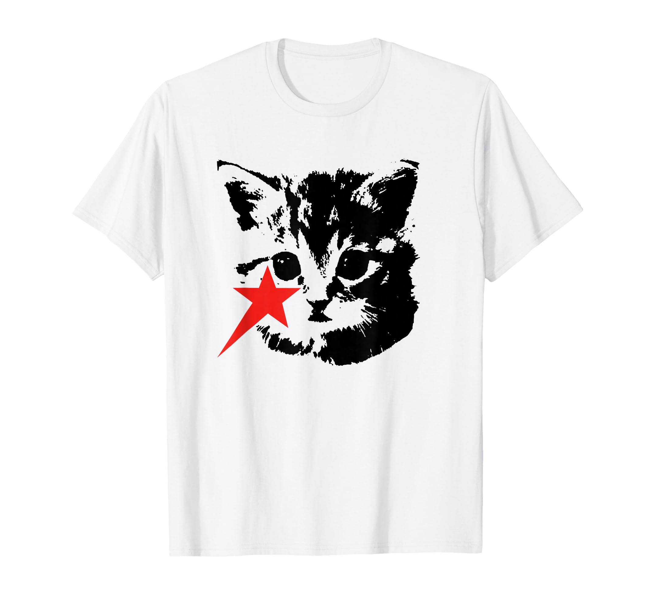 Y2K Cat Punk Rock Kitten Grunge 90S Star T-Shirt - Aesthetic Graphic Unisex - T-Shirt, Sweatshirt, Hoodie