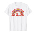 New Orleans Hippie Rainbow 60S 70S T-Shirt - Novelty Apparel Men Women - T-Shirt, Sweatshirt, Hoodie