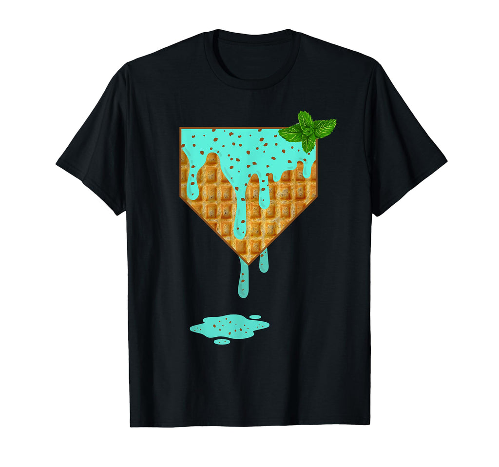 Home Plate Drip Mint Chocolate Chip T-Shirt - Graphic Print Men Women - T-Shirt, Sweatshirt, Hoodie