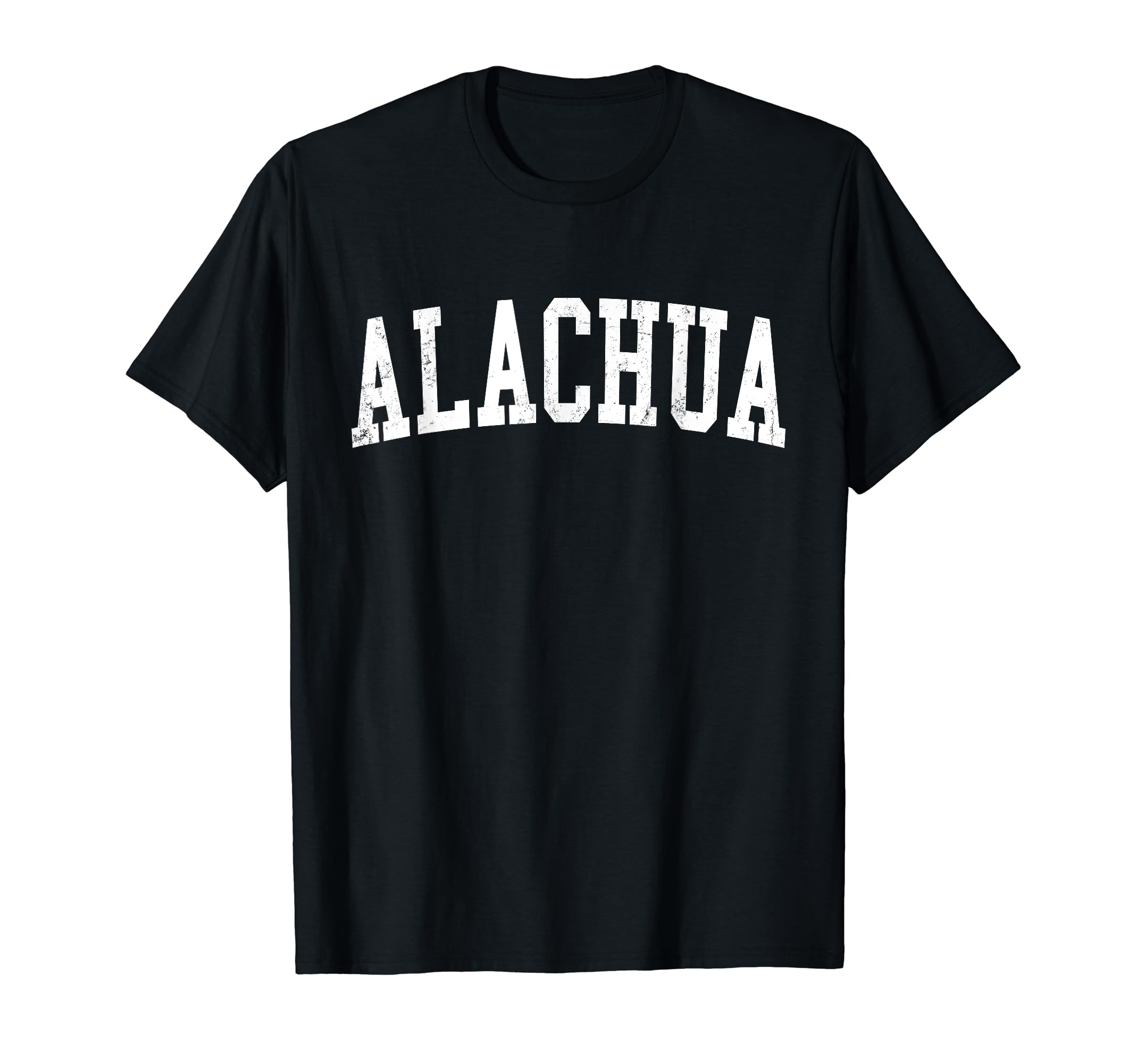 Alachua Fl Distressed White Varsity T-Shirt - Trendy Graphic Unisex - T-Shirt, Sweatshirt, Hoodie