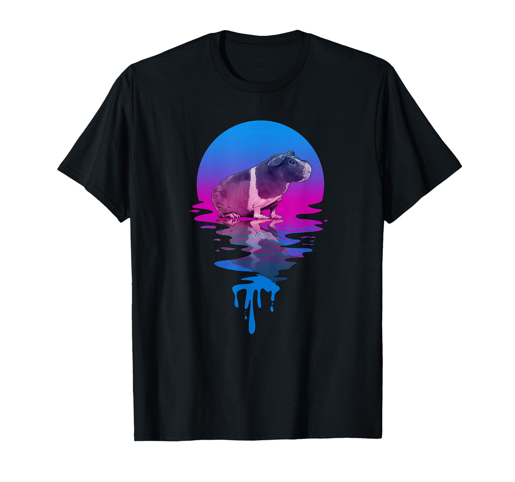 Sunset Skinny Pig T-Shirt - Fun Novelty Design for Adults - T-Shirt, Sweatshirt, Hoodie