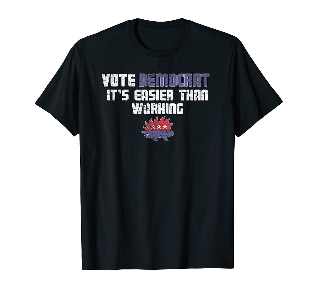 Distressed Libertarian Funny Vote T-Shirt - Streetwear Style Men Women - T-Shirt, Sweatshirt, Hoodie
