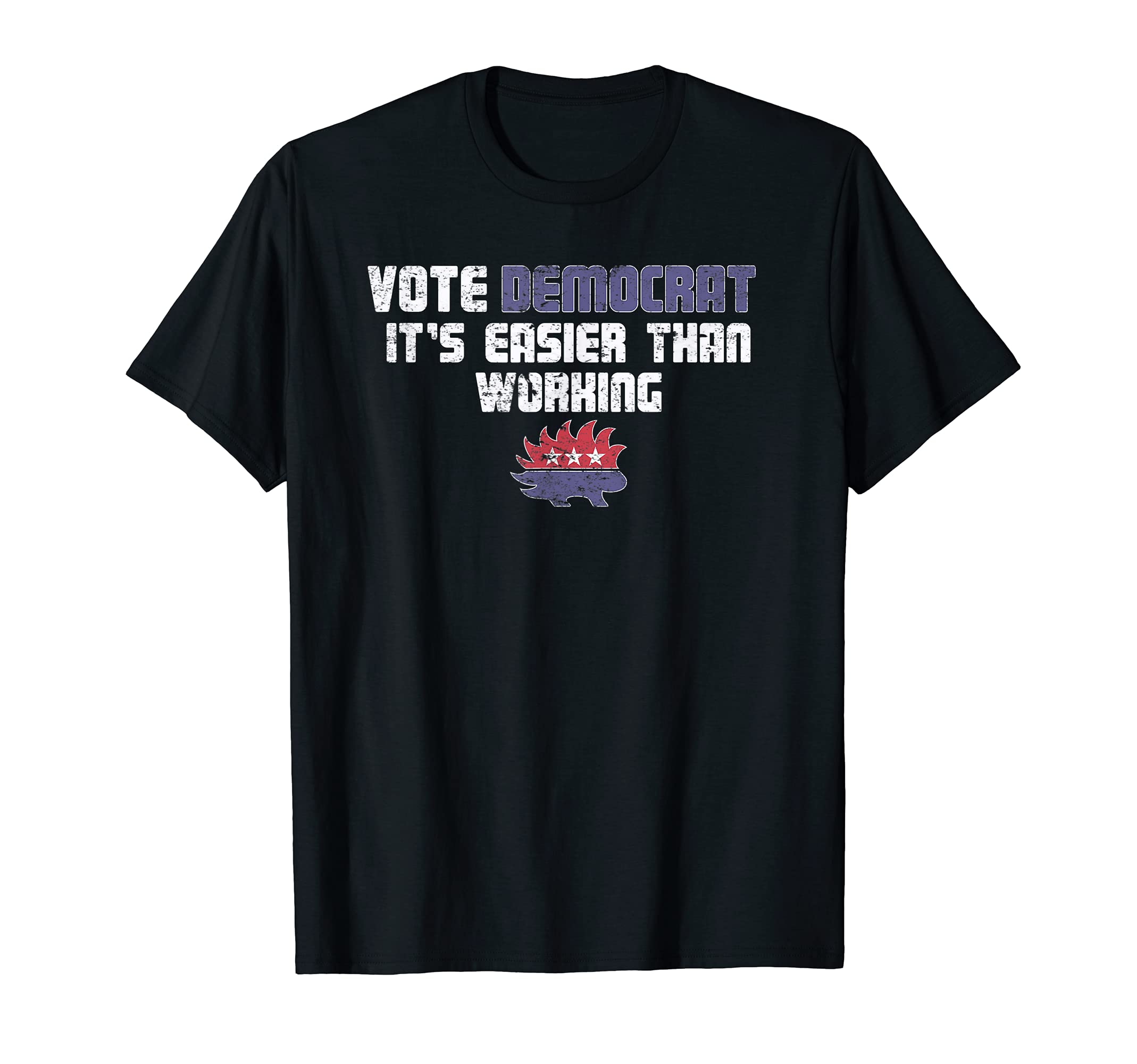 Distressed Libertarian Funny Vote T-Shirt - Streetwear Style Men Women - T-Shirt, Sweatshirt, Hoodie