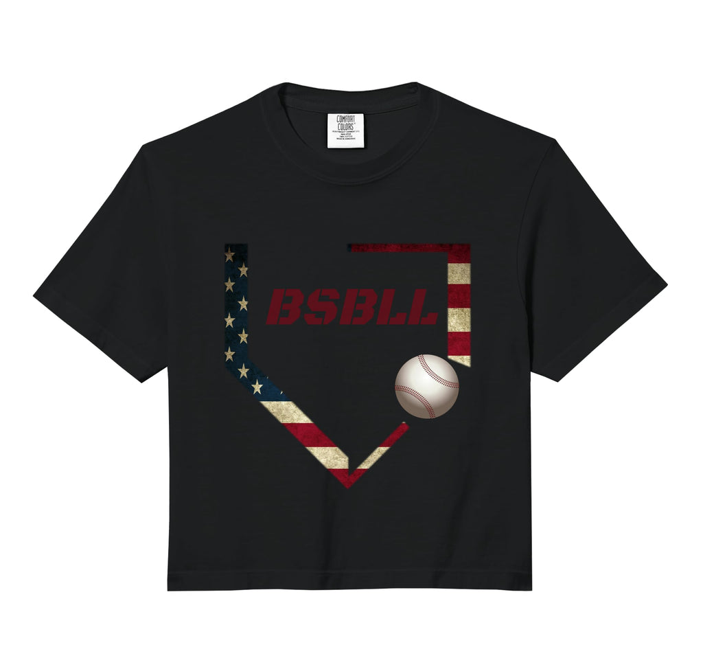 Baseball Hoodies Bsbl American Flag Hoodie - Aesthetic Graphic Unisex - T-Shirt, Sweatshirt, Hoodie