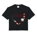 Baseball Hoodies Bsbl American Flag Hoodie - Aesthetic Graphic Unisex - T-Shirt, Sweatshirt, Hoodie