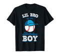 Lil Bro Birthday Baseball Theme Family T-Shirt - Minimalist Print Unisex - T-Shirt, Sweatshirt, Hoodie