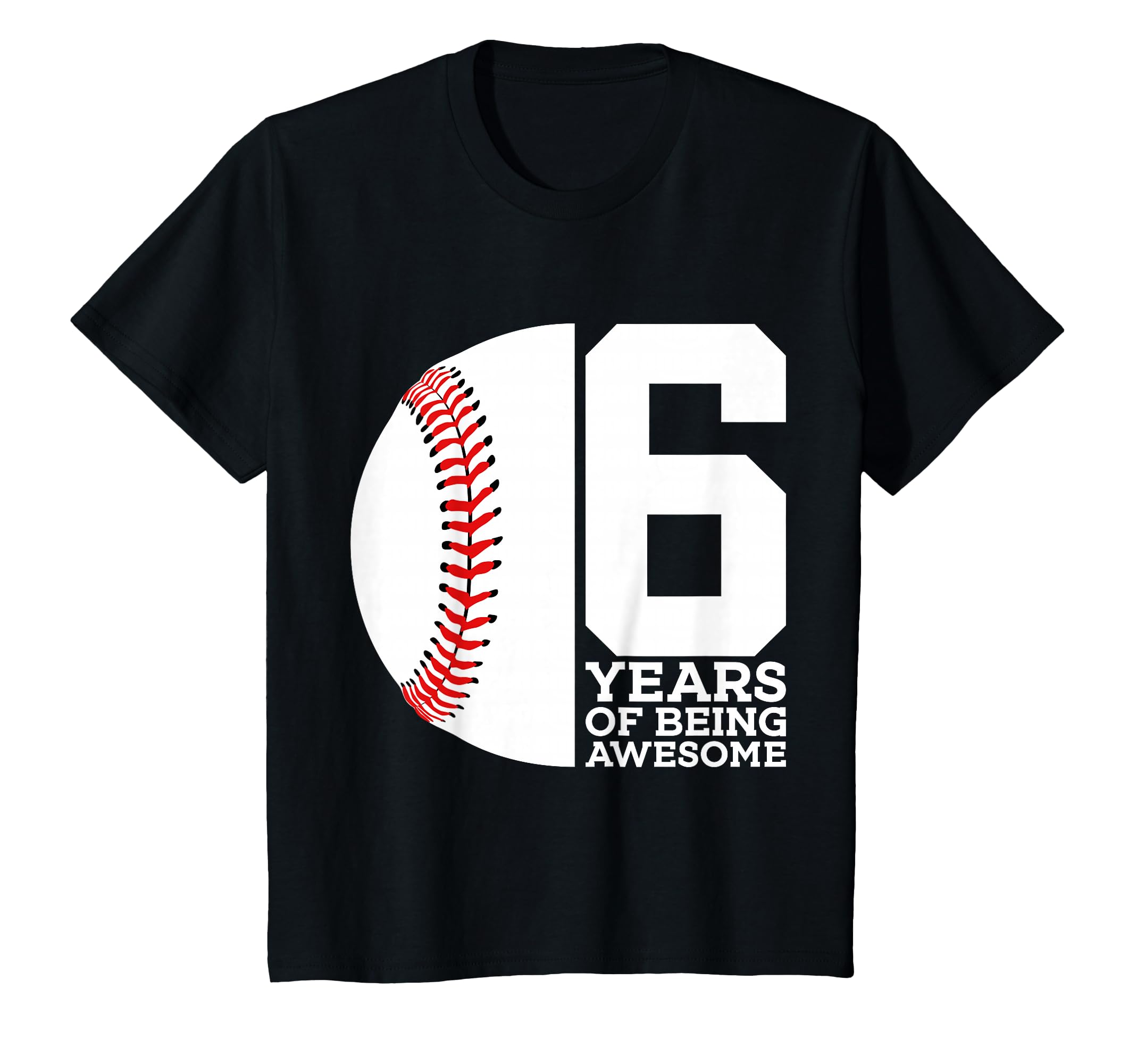 6 Years Being Awesome Baseball T-Shirt - Casual Everyday Wear Men Women - T-Shirt, Sweatshirt, Hoodie
