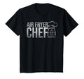 Air Fryer Chef Art Distressed T-Shirt - Graphic Print Unisex - T-Shirt, Sweatshirt, Hoodie