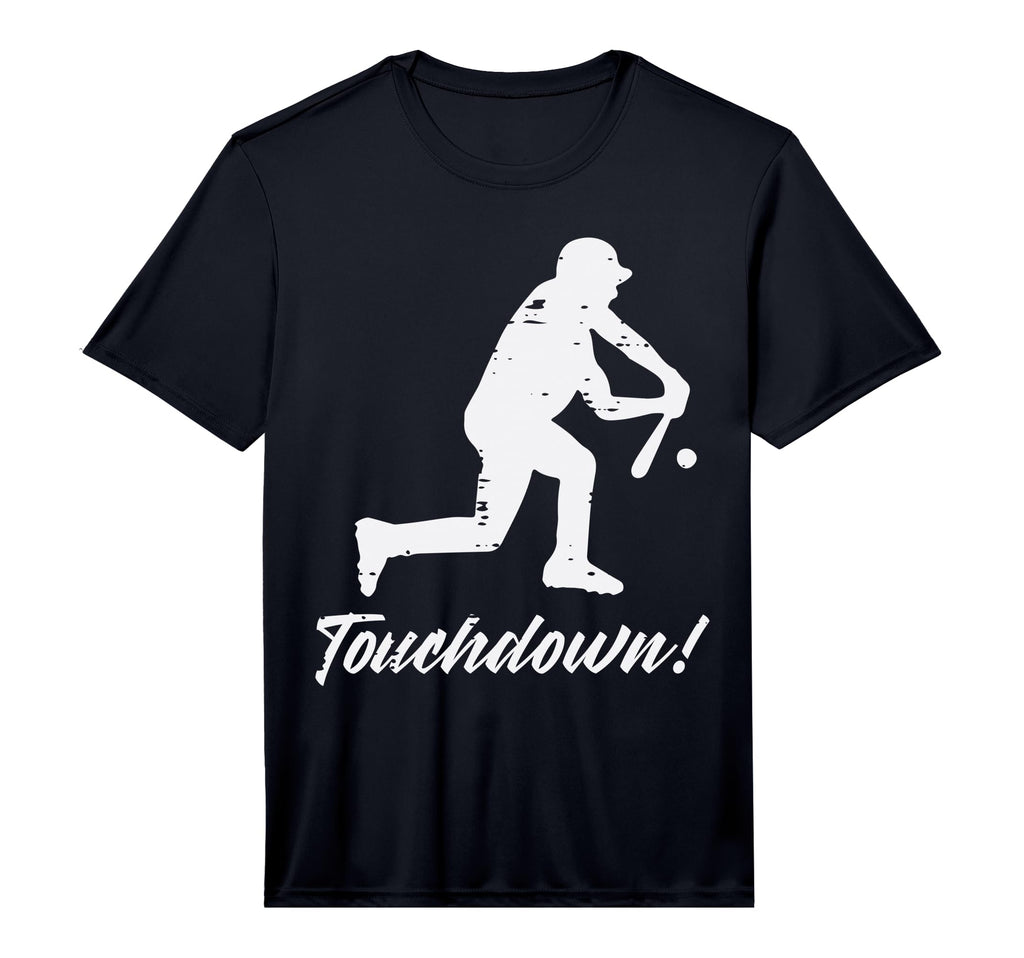 Touchdown Baseball Batter Sports T-Shirt - Custom Art Print for Adults - T-Shirt, Sweatshirt, Hoodie