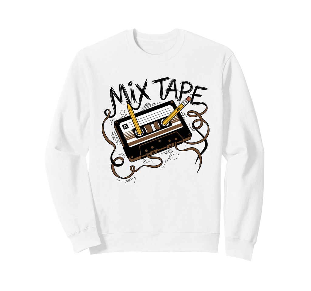 Unraveled Cassette Tape Nostalgic Music Sweatshirt - Trendy Graphic Unisex - T-Shirt, Sweatshirt, Hoodie