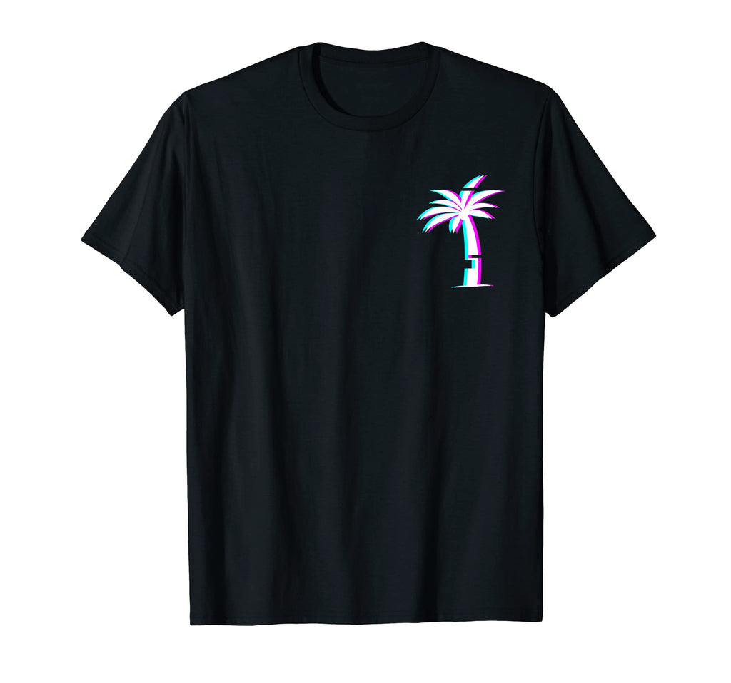 Palm Tree Aesthetic Vaporwave T-Shirt - Minimalist Print Unisex - T-Shirt, Sweatshirt, Hoodie