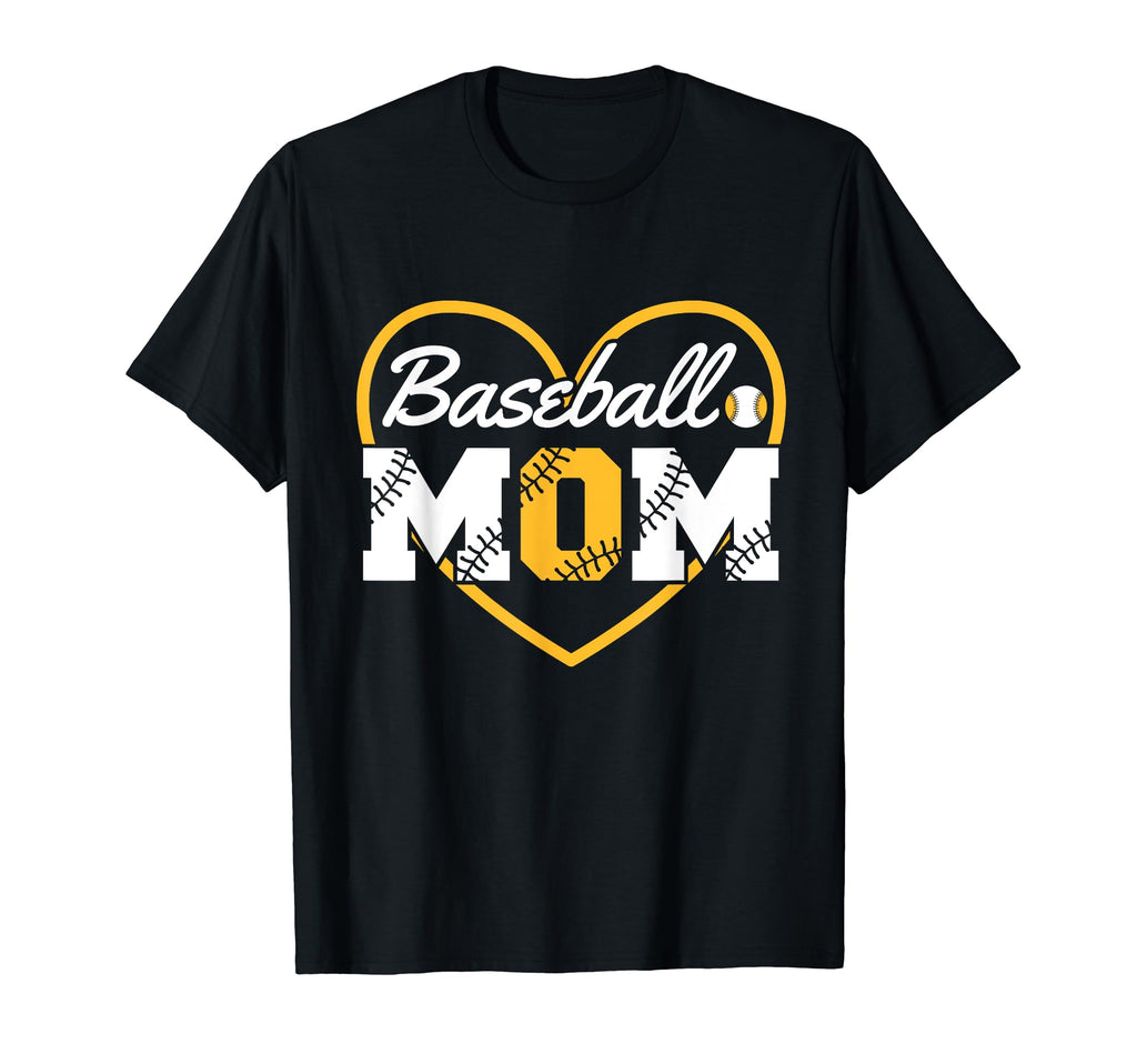 Baseball Mom Mothers Baseball Game T-Shirt - Graphic Print Unisex - T-Shirt, Sweatshirt, Hoodie