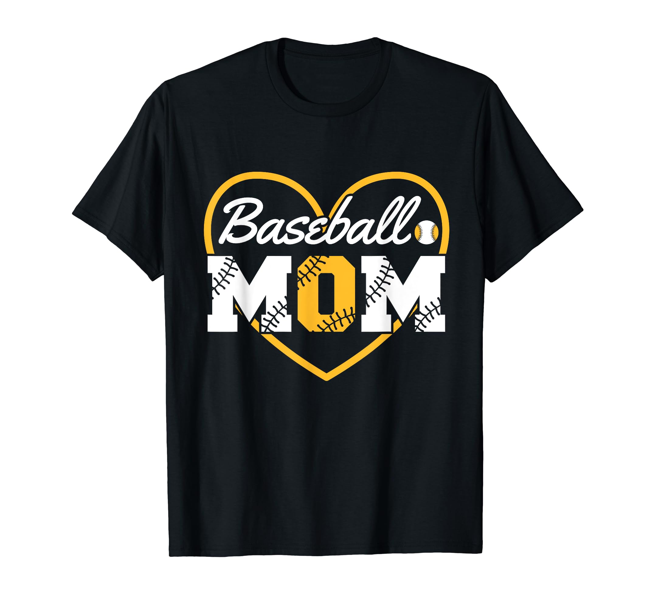 Baseball Mom Mothers Baseball Game T-Shirt - Graphic Print Unisex - T-Shirt, Sweatshirt, Hoodie