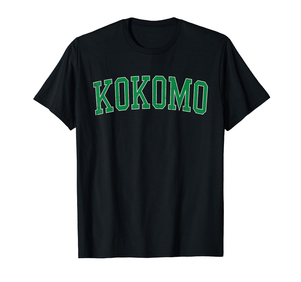 Kokomo Distressed Green Varsity T-Shirt - Graphic Print for Adults - T-Shirt, Sweatshirt, Hoodie