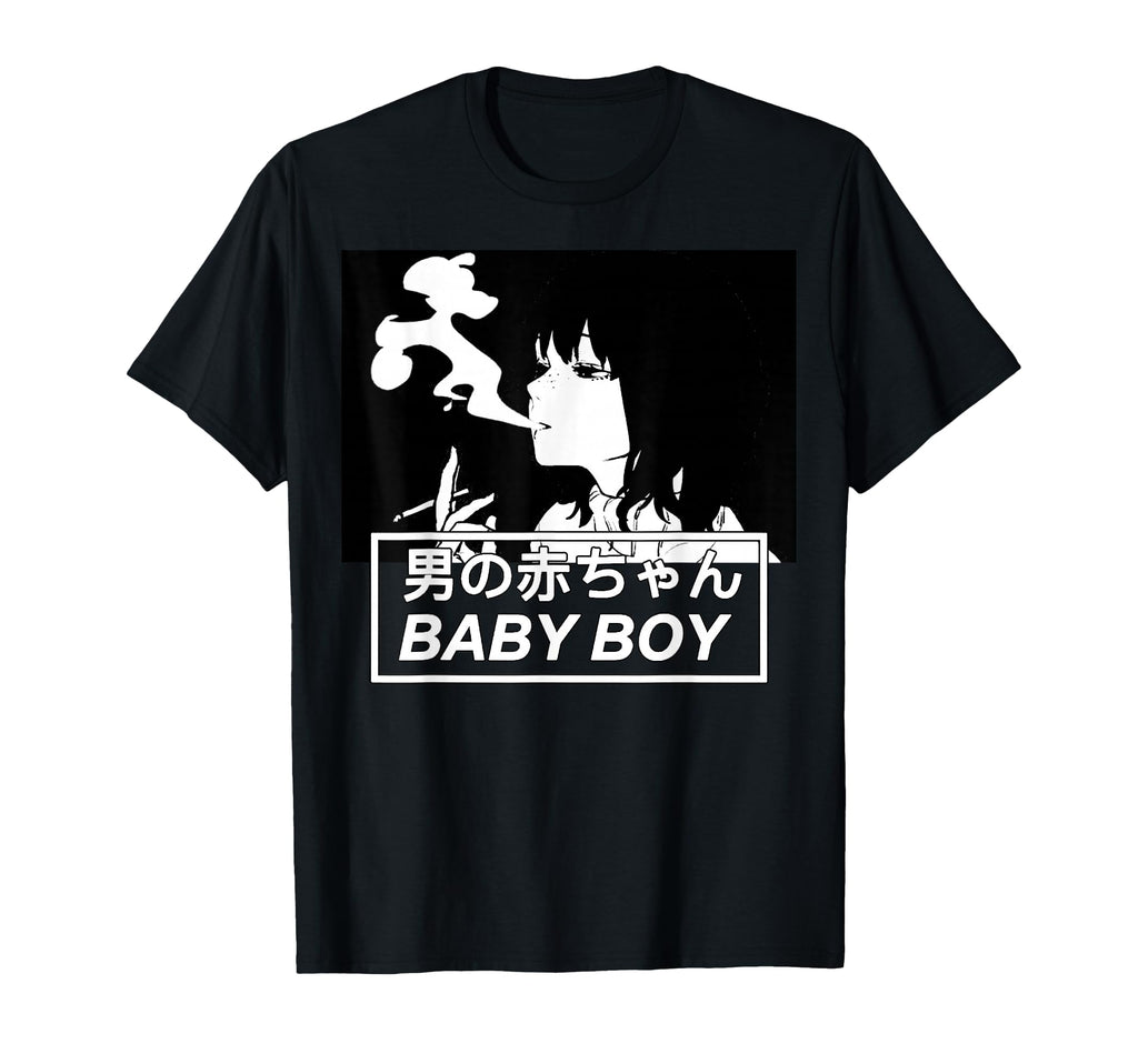 Aesthetic Vaporwave Anime T-Shirt - Minimalist Print Men Women - T-Shirt, Sweatshirt, Hoodie