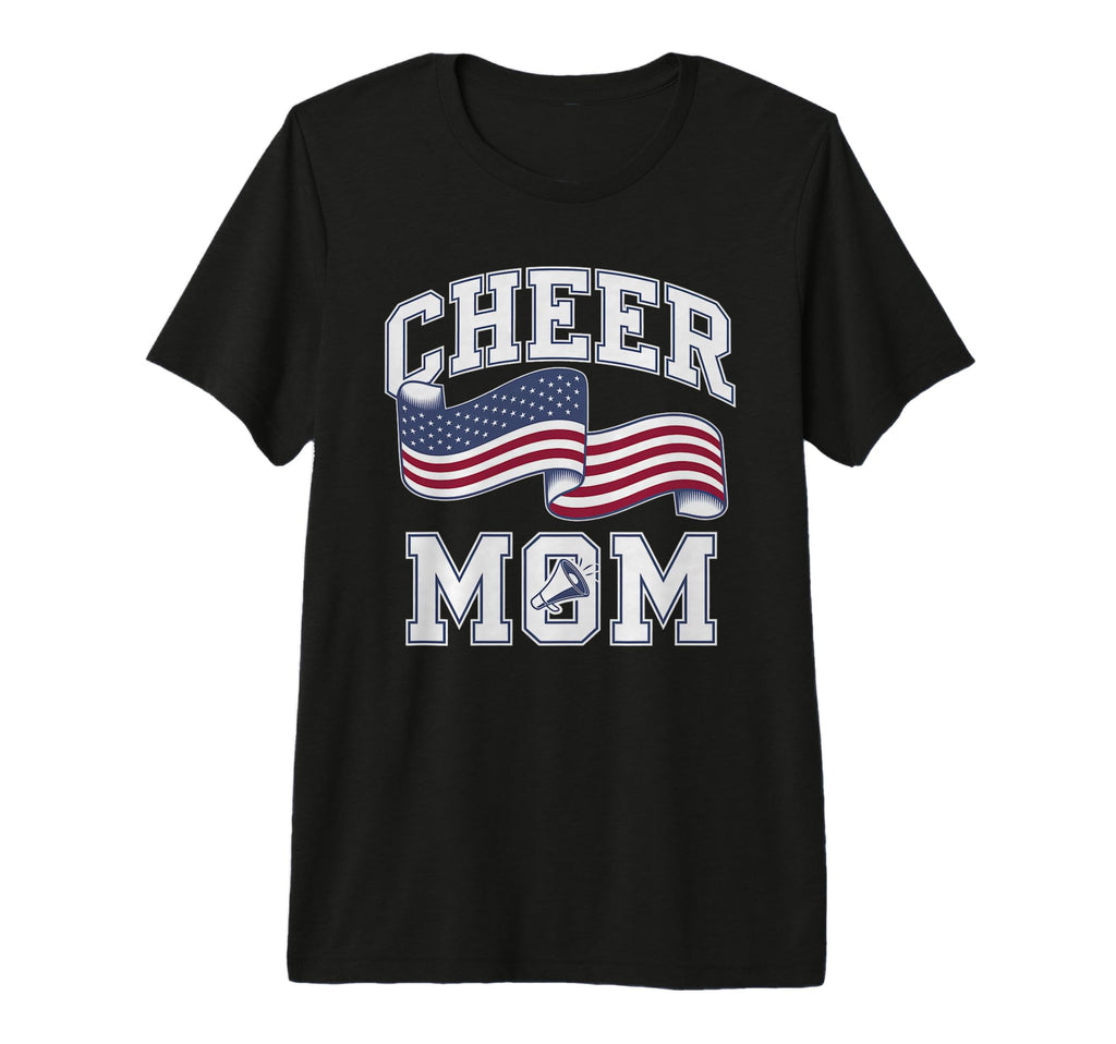 Cheer Mom Mother Bow Cheerleader Game Day T-Shirt - Unique Graphic Unisex - T-Shirt, Sweatshirt, Hoodie
