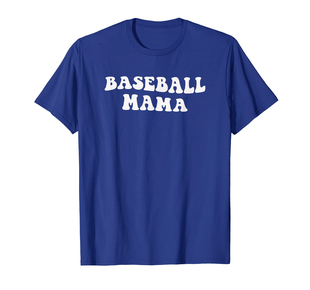 Team Royal Blue Baseball Mama T-Shirt - Minimalist Print for Adults - T-Shirt, Sweatshirt, Hoodie