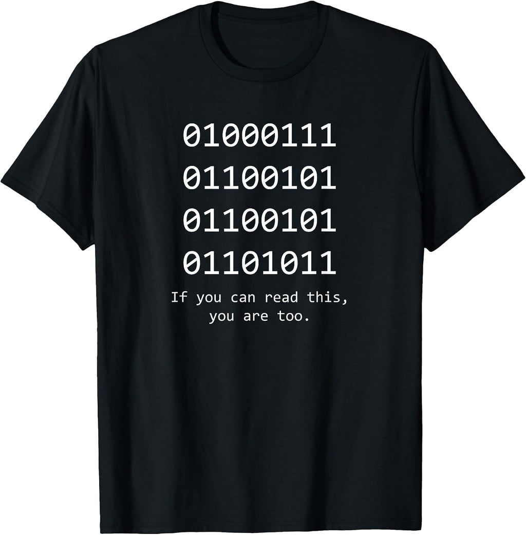 Computer Binary Programmer and developer Geek - Adult & Kids T-Shirts, Sweatshirts & Hoodies apparel design preview 1
