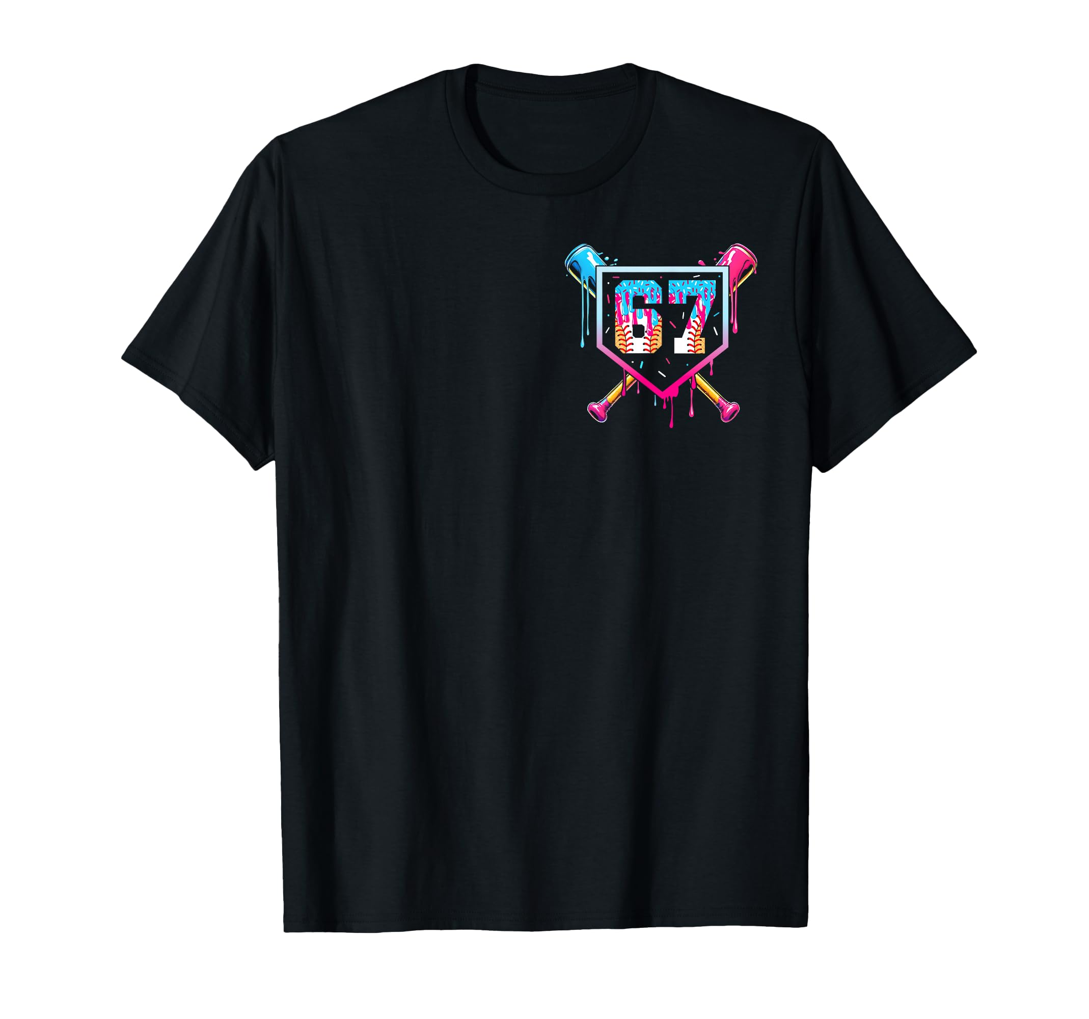 67 Ice Cream Drip Meme Funny Six Seven T-Shirt - Unique Graphic for Adults - T-Shirt, Sweatshirt, Hoodie
