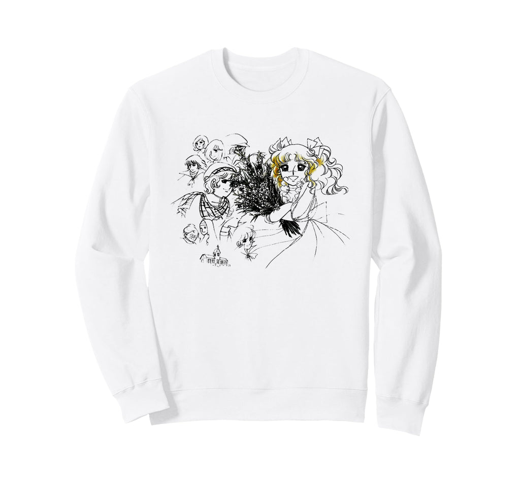 Candy Manga 80S Anime Line Art Sweatshirt - Graphic Print Men Women - T-Shirt, Sweatshirt, Hoodie