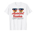 Assistant Teacher Off Duty Sunset T-Shirt - Graphic Print for Adults - T-Shirt, Sweatshirt, Hoodie