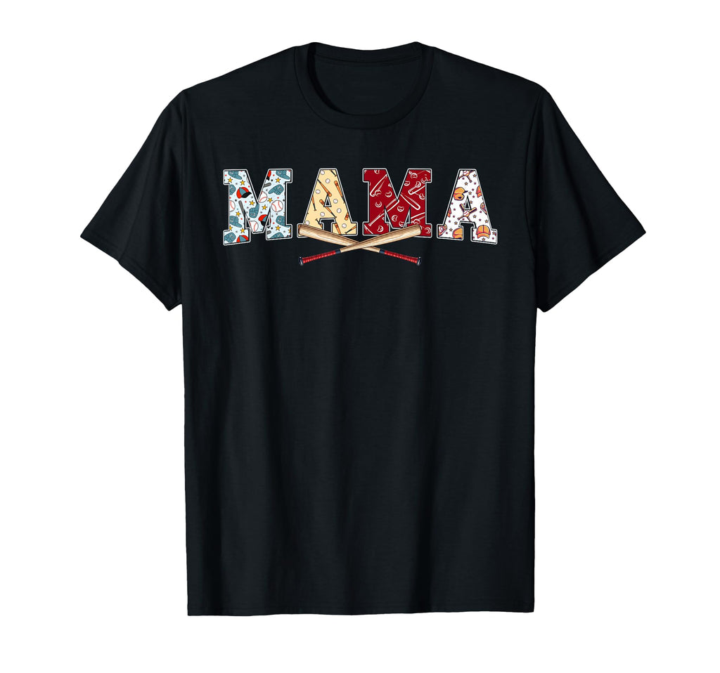 Baseball Mama Baseball Family Matching T-Shirt - Minimalist Print Men Women - T-Shirt, Sweatshirt, Hoodie