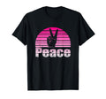 Peace Sign Love Girly Peace Sign T-Shirt - Aesthetic Graphic Men Women - T-Shirt, Sweatshirt, Hoodie