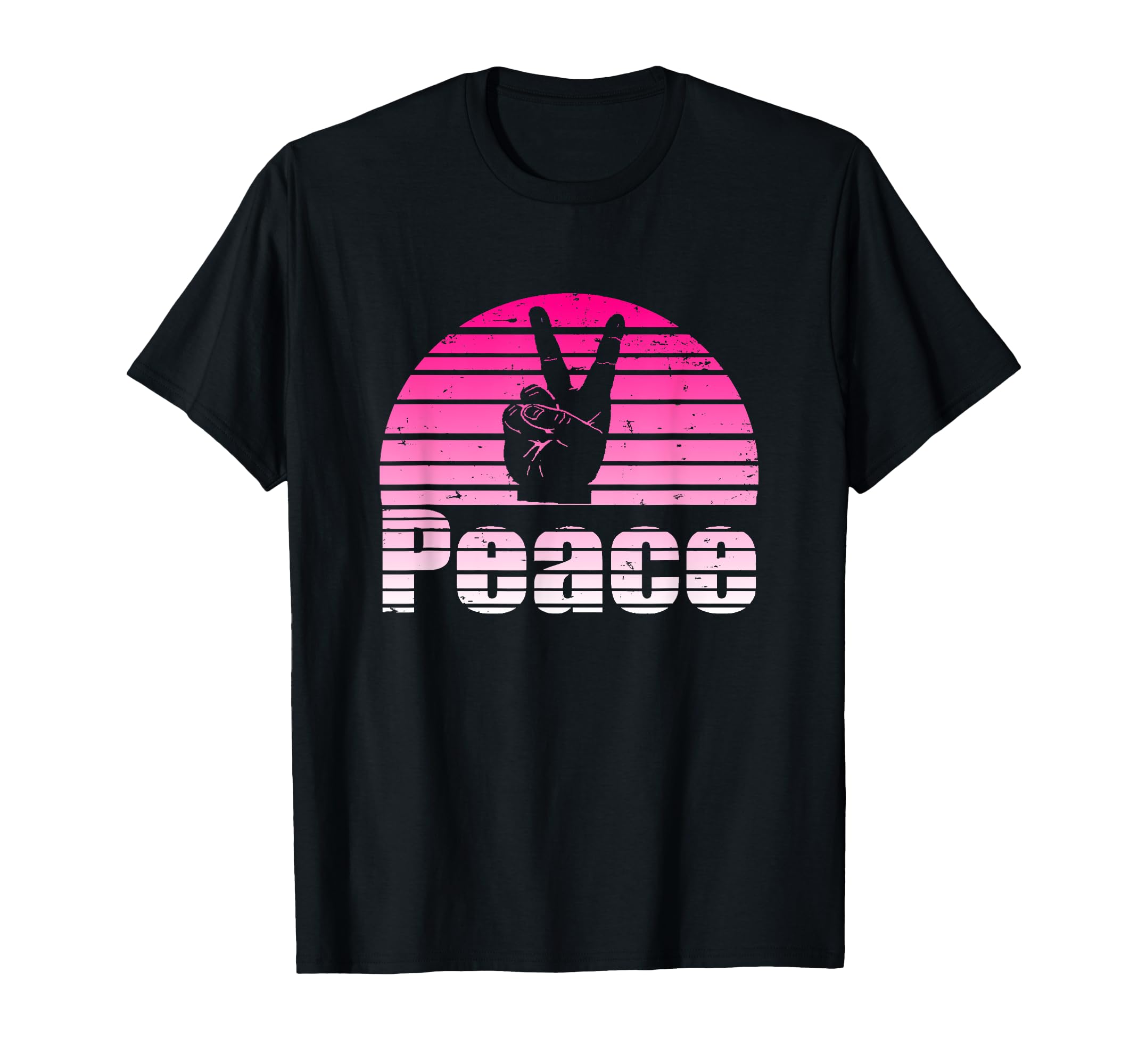 Peace Sign Love Girly Peace Sign T-Shirt - Aesthetic Graphic Men Women - T-Shirt, Sweatshirt, Hoodie