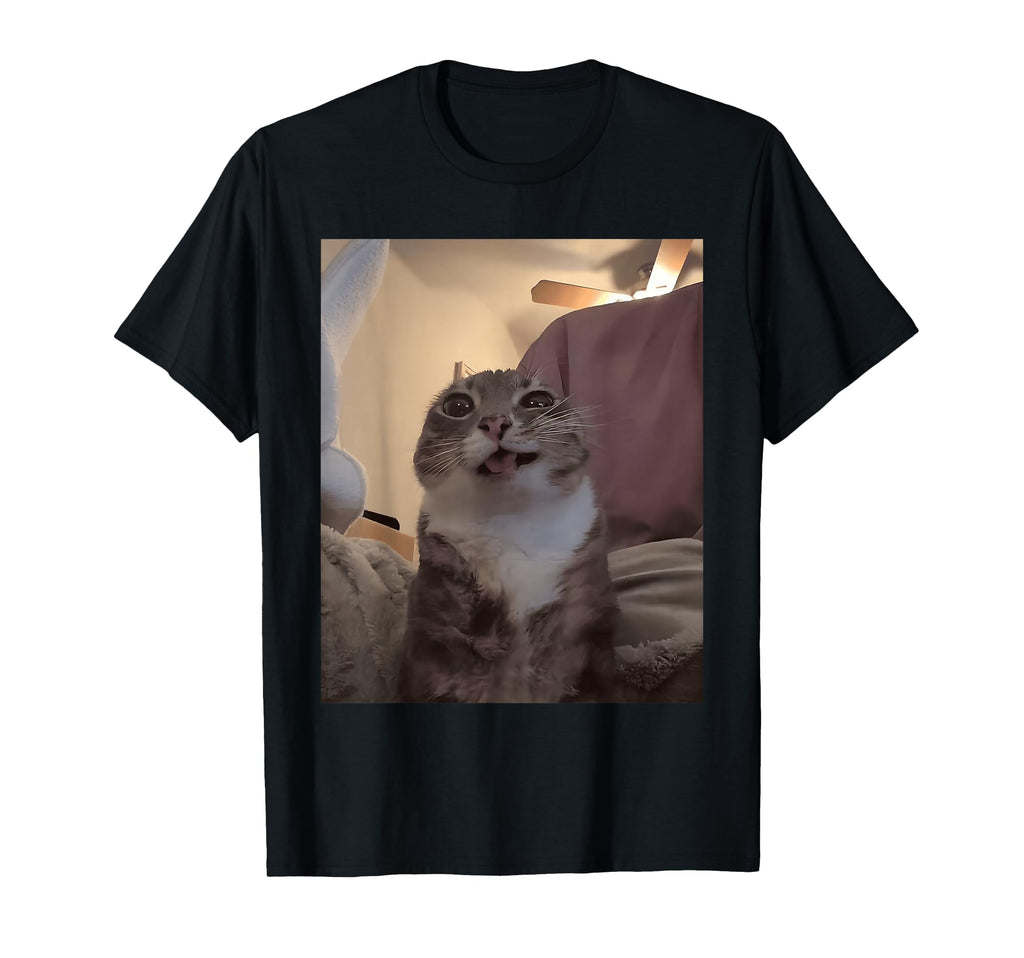 Y2K Freaky Cat Meme Aesthetic T-Shirt - Casual Everyday Wear Unisex - T-Shirt, Sweatshirt, Hoodie