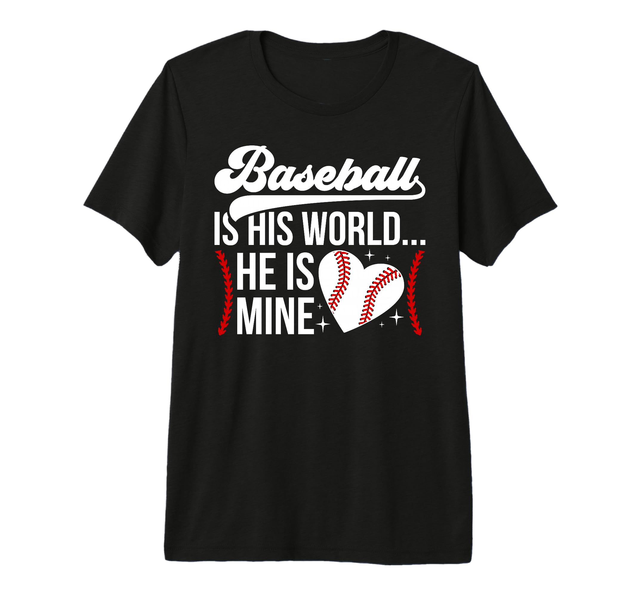 Proud Baseball Mom Baseball T-Shirt - Casual Everyday Wear Men Women - T-Shirt, Sweatshirt, Hoodie