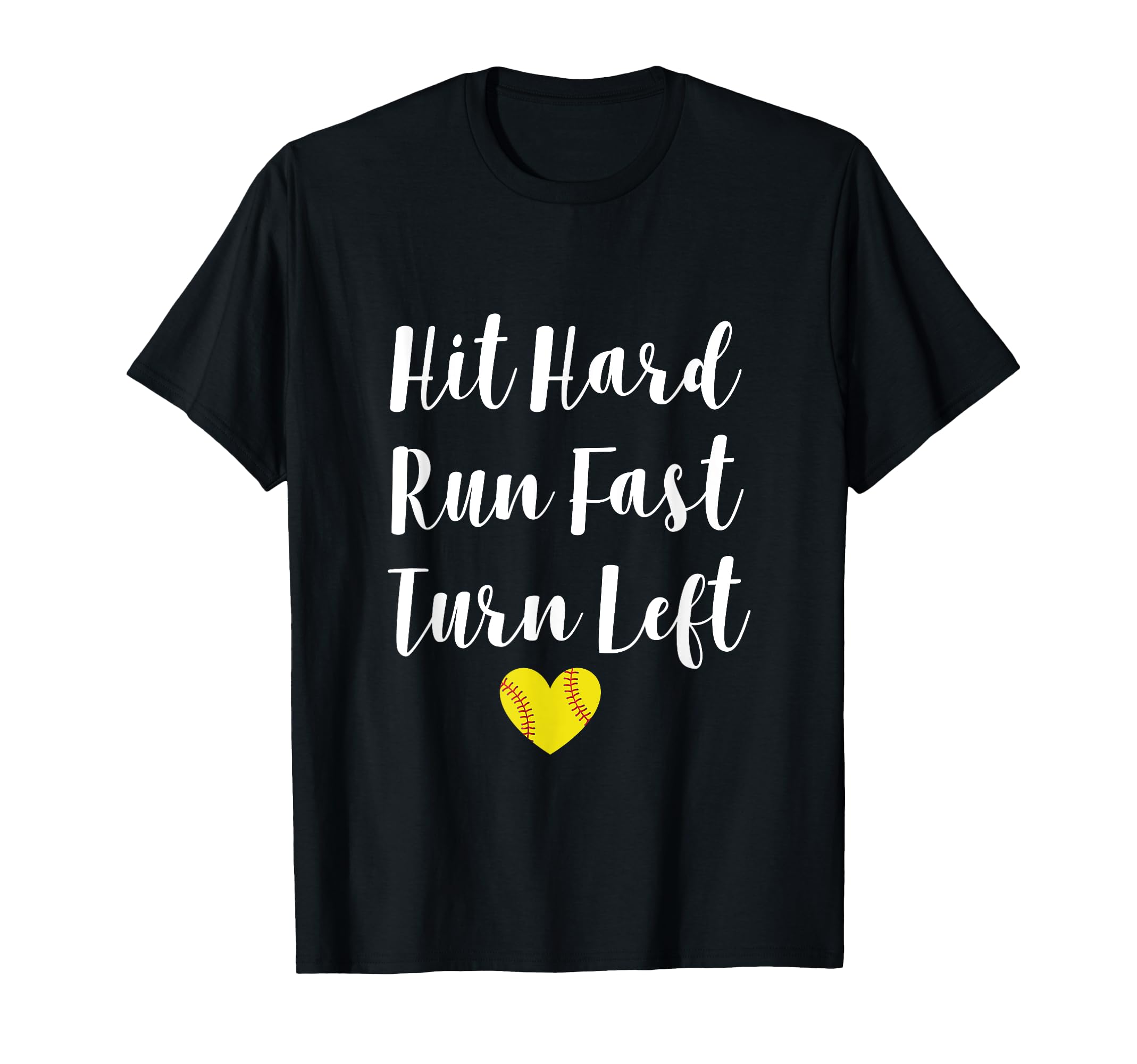 Funny Softball Baseball Hit Hard T-Shirt - Fun Novelty Design Men Women - T-Shirt, Sweatshirt, Hoodie