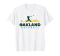 Oakland Baseball Minimalist Baseball T-Shirt - Aesthetic Graphic Unisex - T-Shirt, Sweatshirt, Hoodie