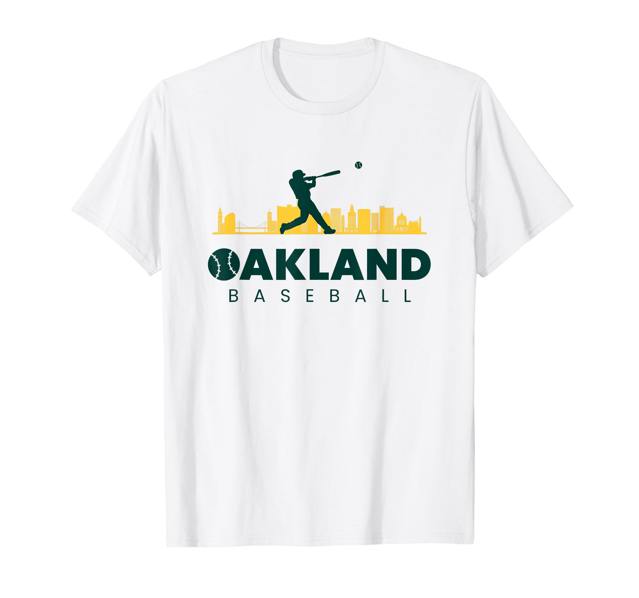 Oakland Baseball Minimalist Baseball T-Shirt - Aesthetic Graphic Unisex - T-Shirt, Sweatshirt, Hoodie