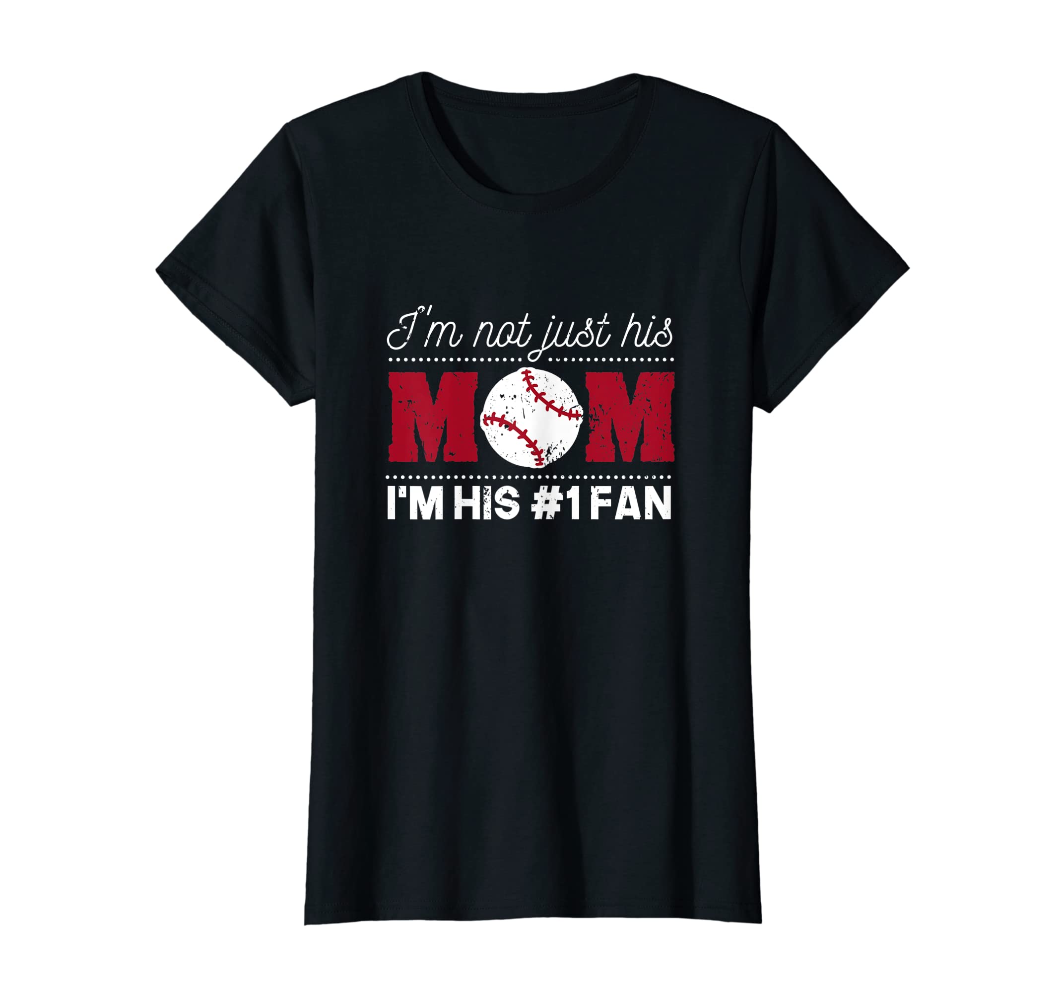 Womens Im Not Just His Mom Im His 1 T-Shirt - Minimalist Print for Adults - T-Shirt, Sweatshirt, Hoodie