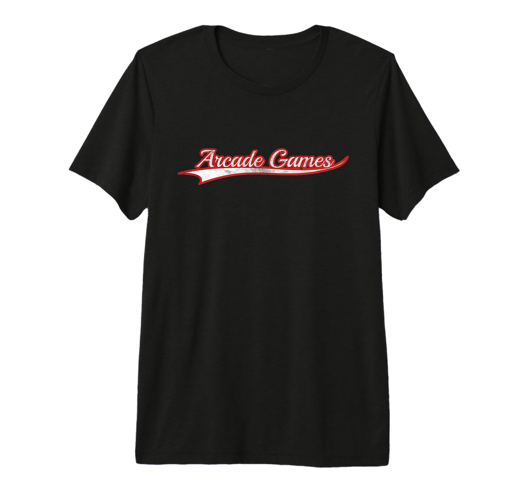 Arcade Games Gaming Machine Varsity T-Shirt - Minimalist Print Men Women - T-Shirt, Sweatshirt, Hoodie