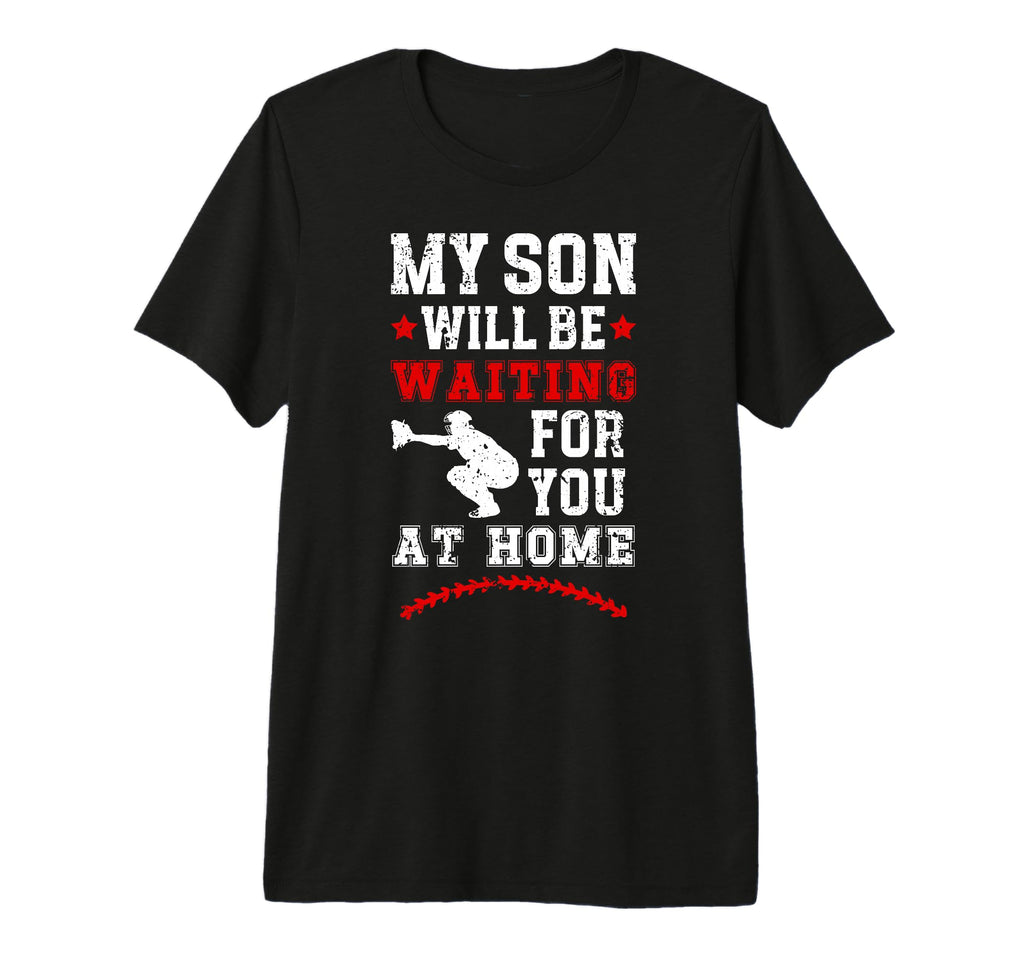 My Son Baseball Catcher Mom Baseball T-Shirt - Novelty Apparel for Adults - T-Shirt, Sweatshirt, Hoodie