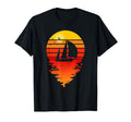 Sailing Sail Boat Sunset Sailboat T-Shirt - Unique Graphic Unisex - T-Shirt, Sweatshirt, Hoodie