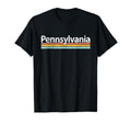 Pennsylvania Worn Stripes T-Shirt - Custom Art Print Men Women - T-Shirt, Sweatshirt, Hoodie