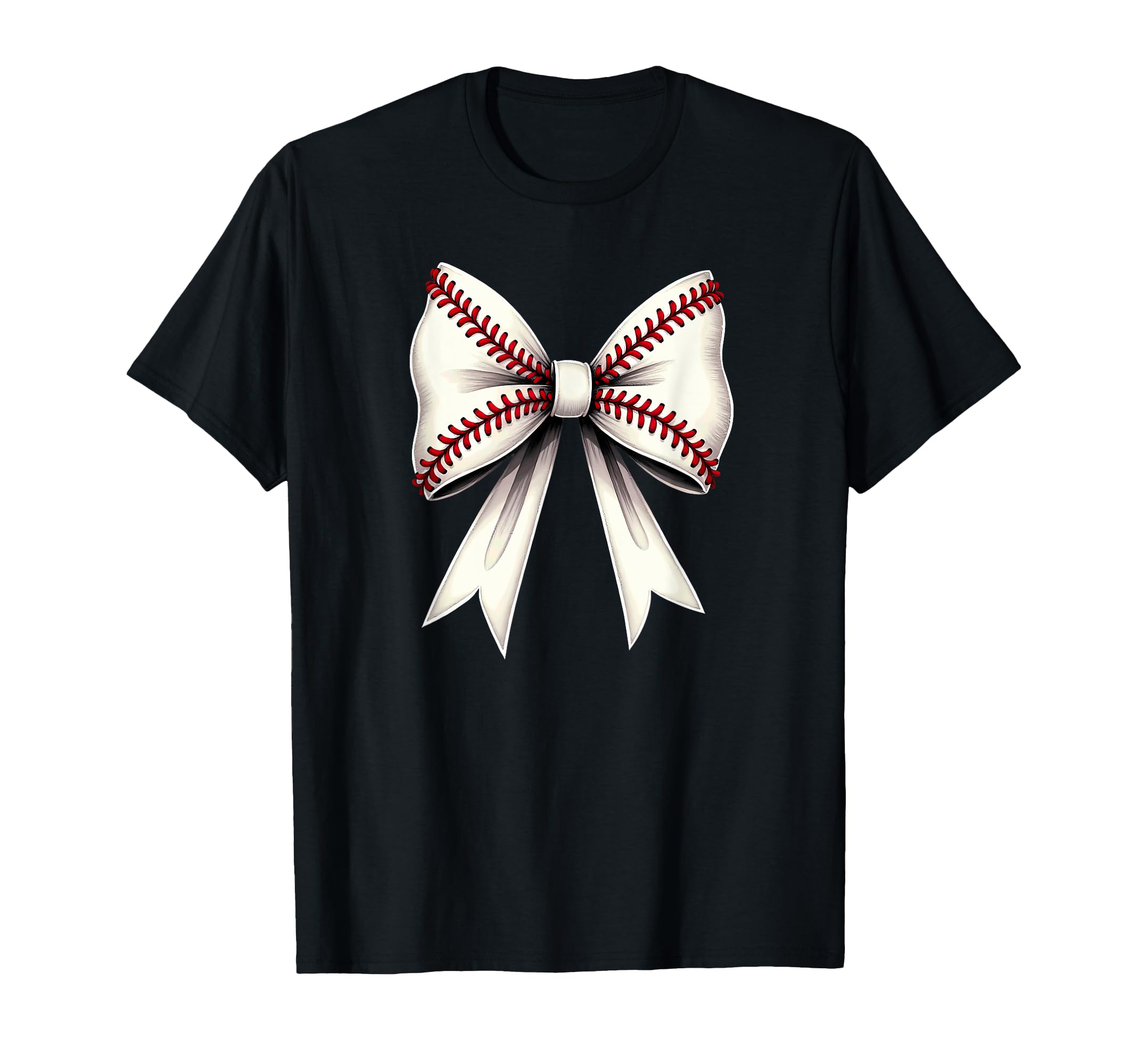 Baseball Coquette Bow Mommy T-Shirt - Minimalist Print for Adults - T-Shirt, Sweatshirt, Hoodie