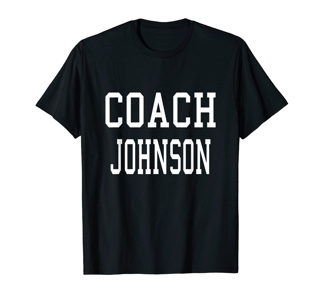 Coach Johnson Custom Football Soccer T-Shirt - Minimalist Print Men Women - T-Shirt, Sweatshirt, Hoodie