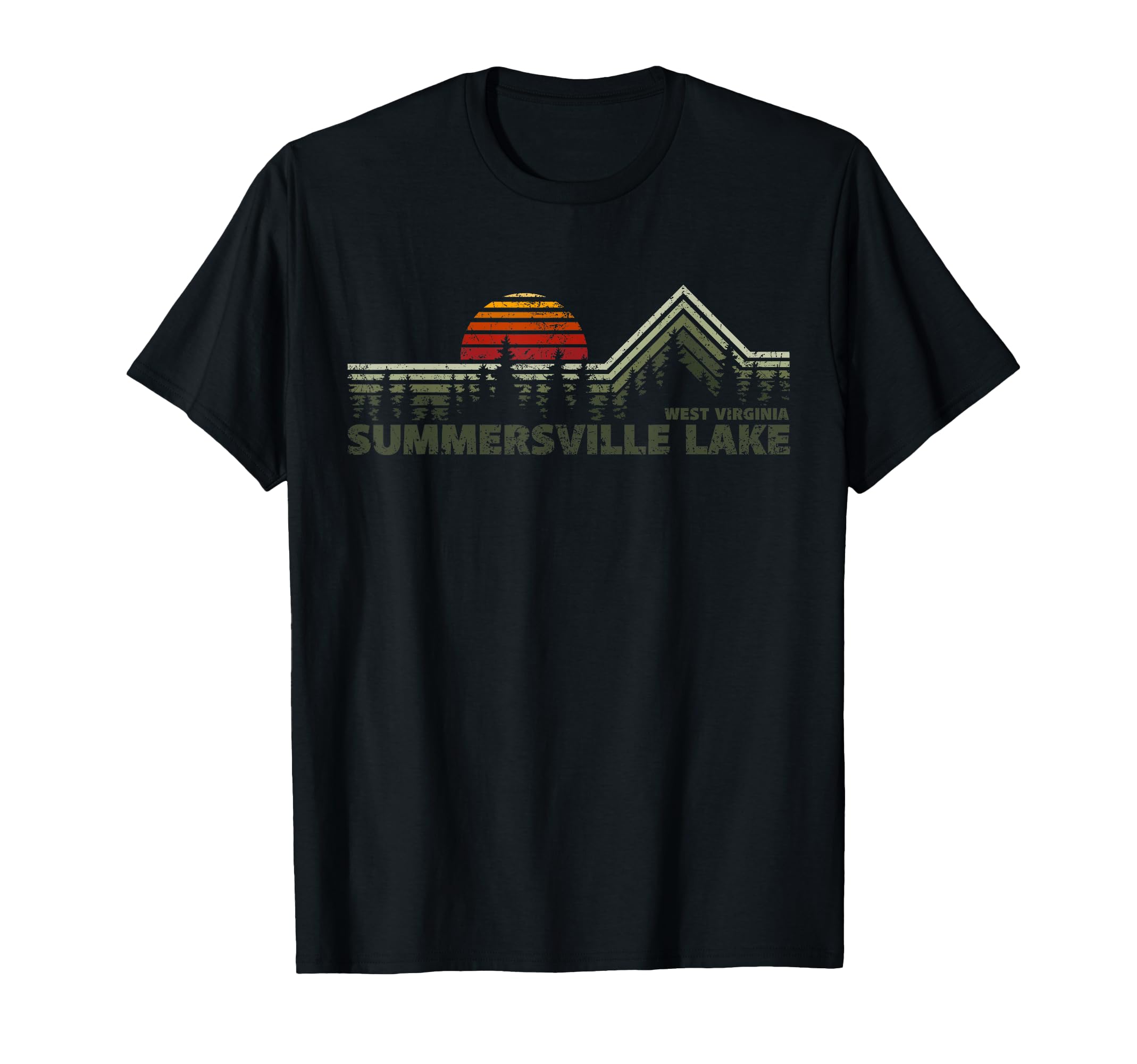 Summersville Lake West Virginia Nature T-Shirt - Minimalist Print Unisex - T-Shirt, Sweatshirt, Hoodie