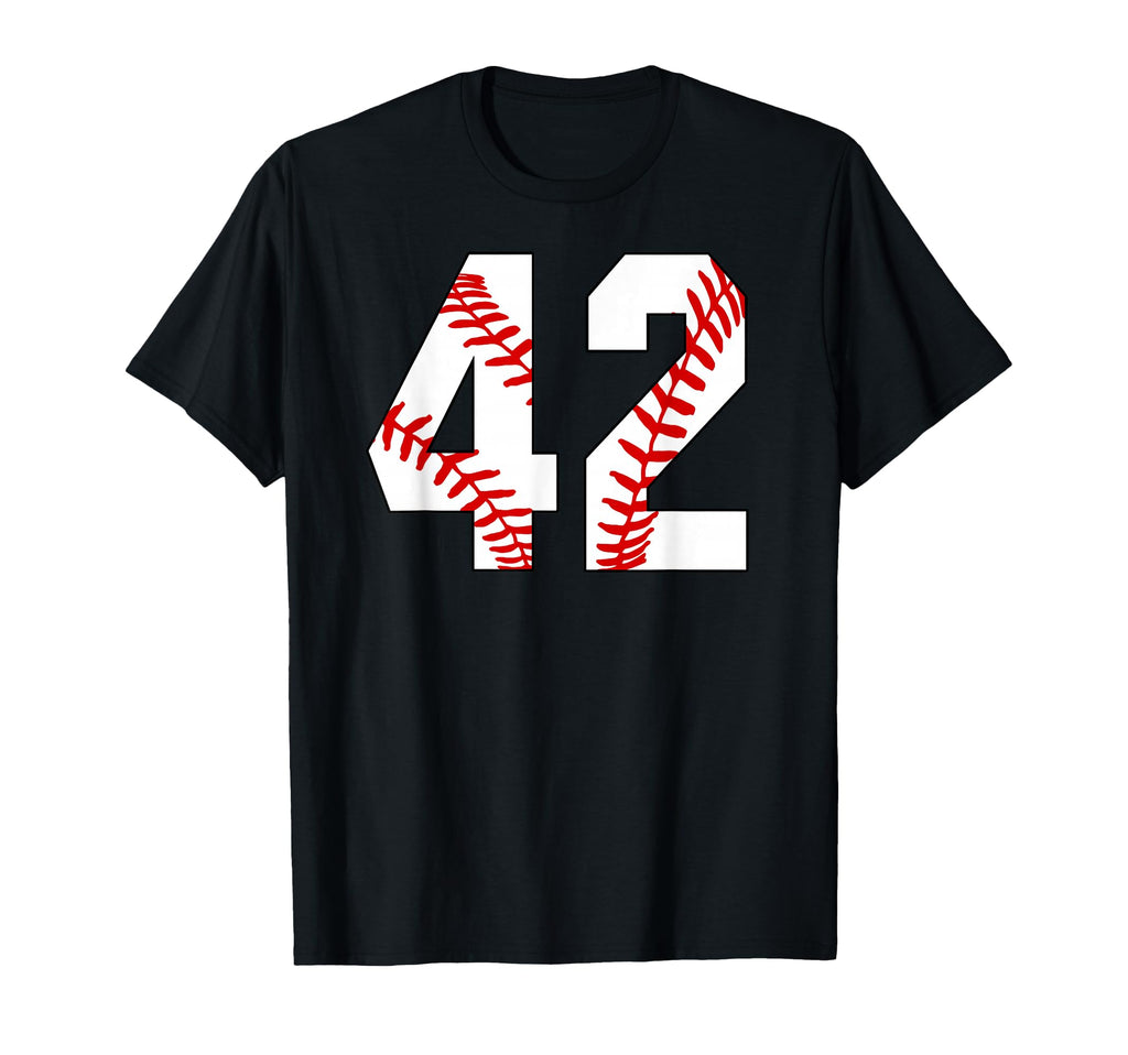 Baseball Mom 42 Jersey Baseball T-Shirt - Casual Everyday Wear Unisex - T-Shirt, Sweatshirt, Hoodie