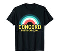 Concord North Carolina Rainbow T-Shirt - Novelty Apparel Men Women - T-Shirt, Sweatshirt, Hoodie