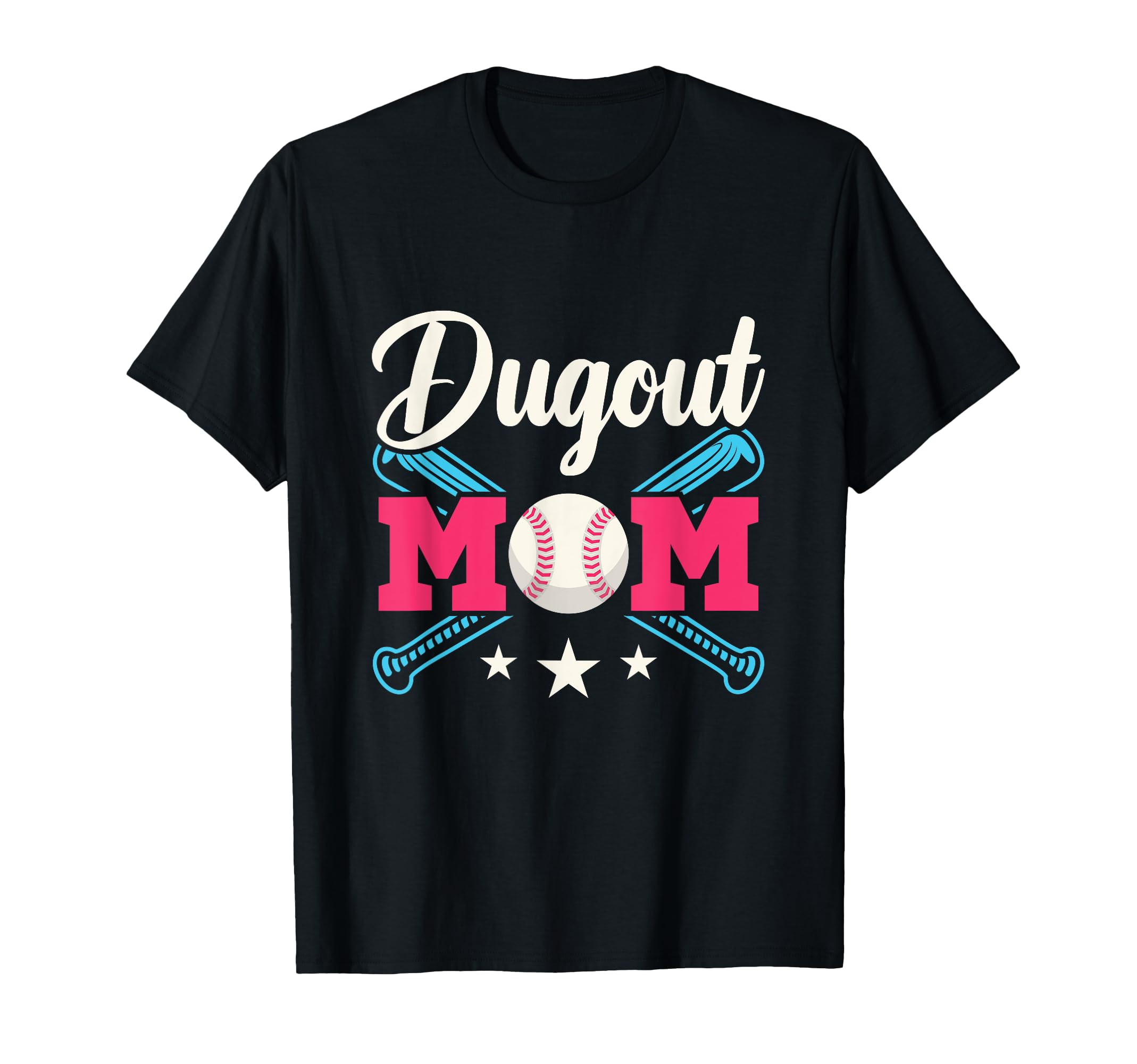 Dugout Mom Baseball Parent T Ball Ball T-Shirt - Minimalist Print Unisex - T-Shirt, Sweatshirt, Hoodie
