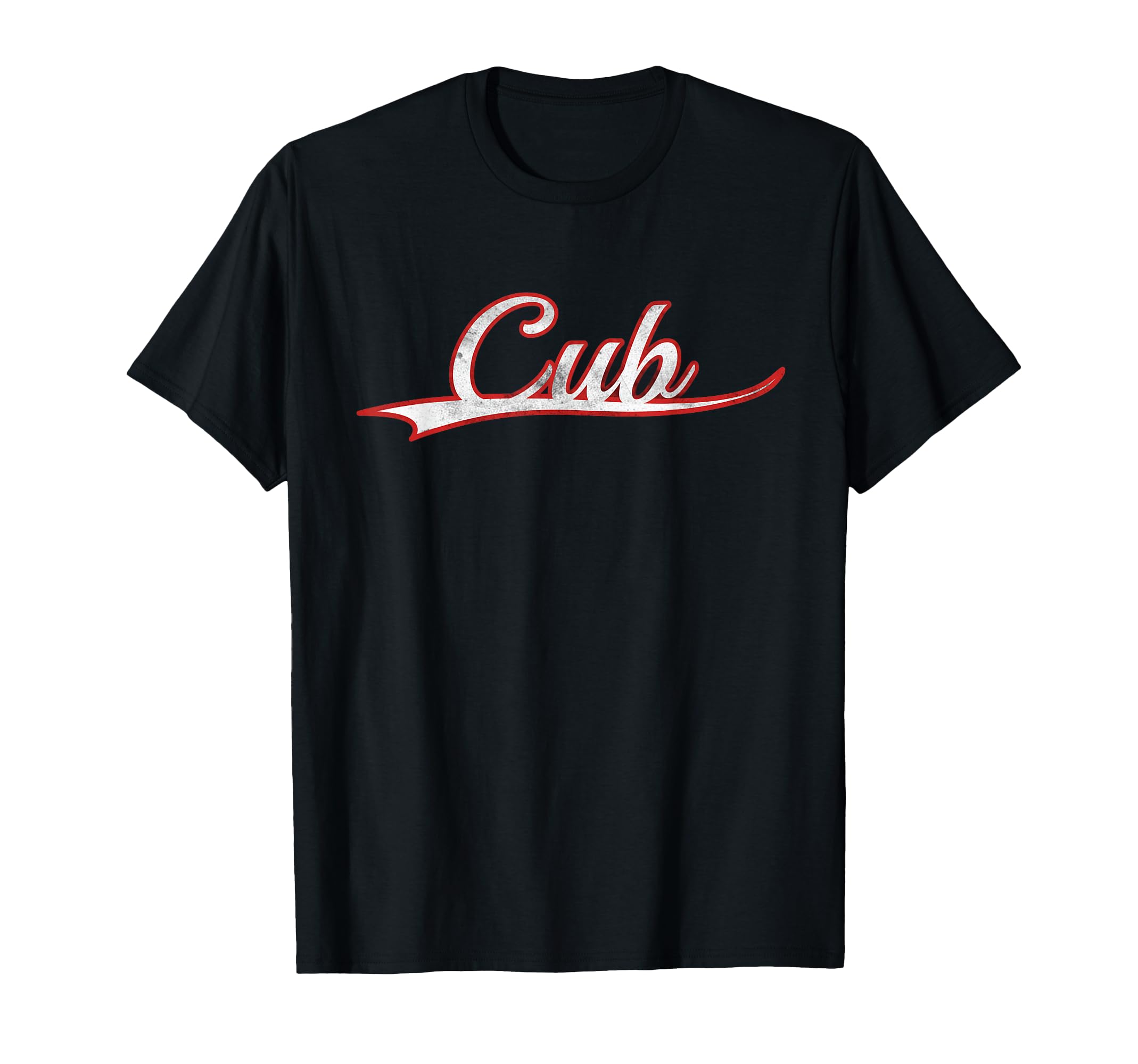 Cub Young Bear Gay Varsity Distressed T-Shirt - Graphic Print for Adults - T-Shirt, Sweatshirt, Hoodie
