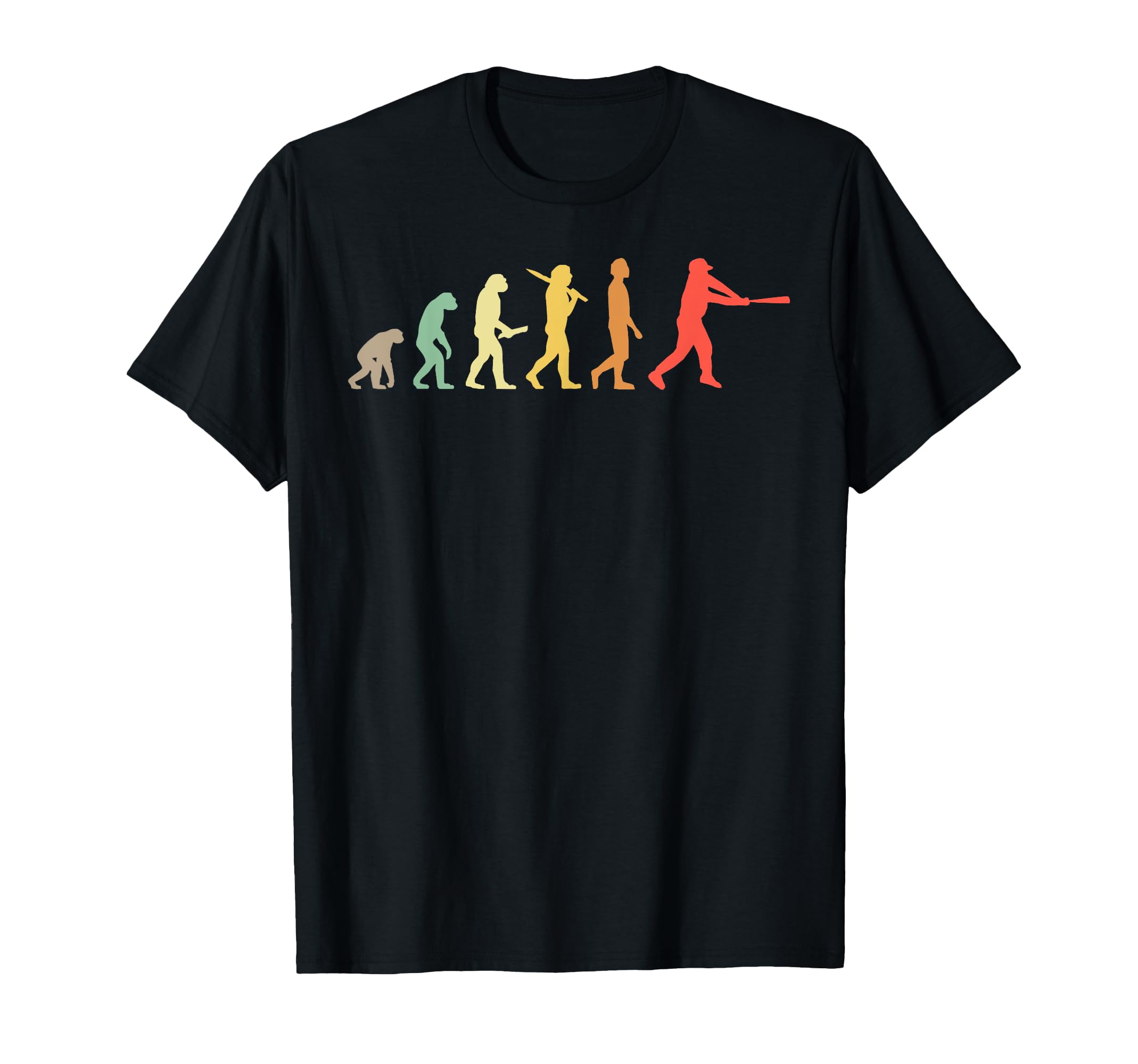 Baseball Evolution Gift Baseball T-Shirt - Casual Everyday Wear for Adults - T-Shirt, Sweatshirt, Hoodie